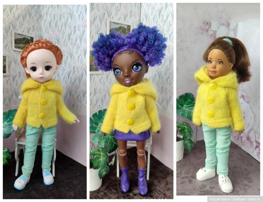 Рыжуля, новая девочка типа баболи 23 см и сравнение с другими куклами