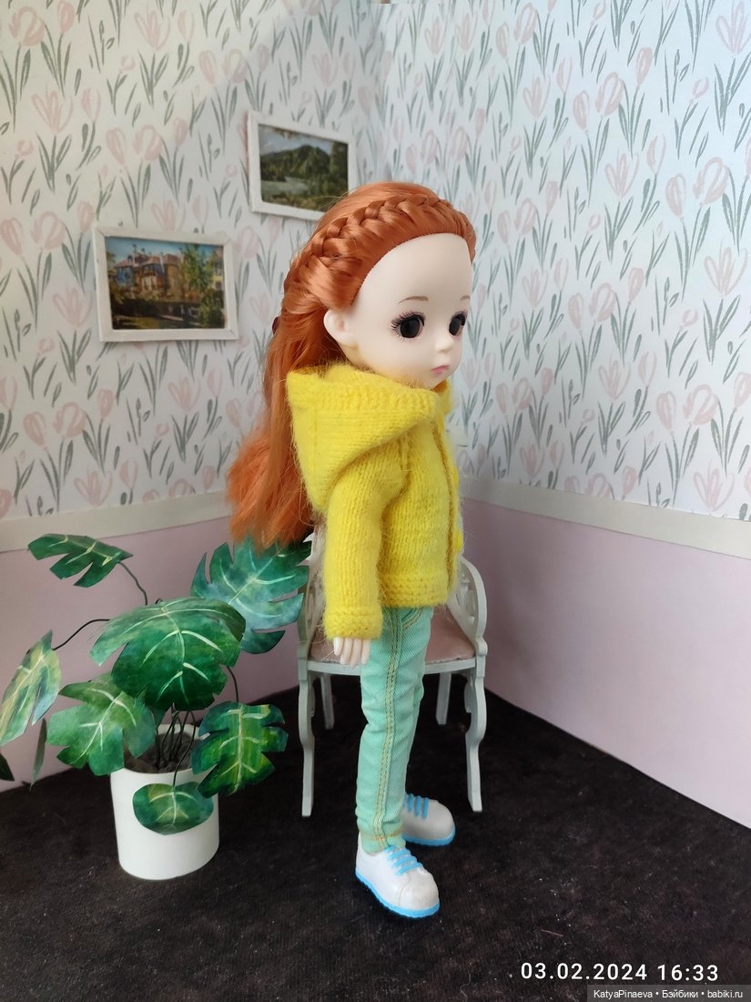 Рыжуля, новая девочка типа баболи 23 см и сравнение с другими куклами
