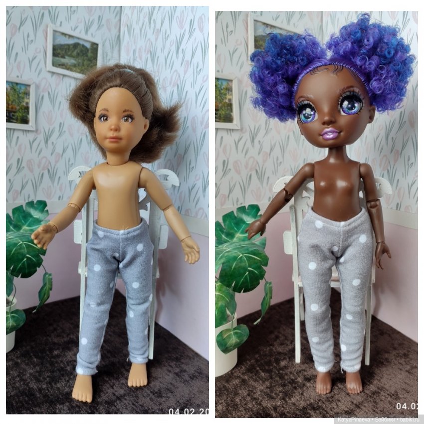 Рыжуля, новая девочка типа баболи 23 см и сравнение с другими куклами