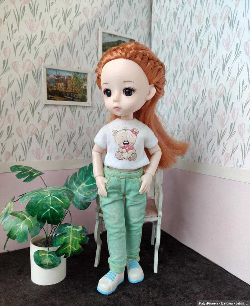 Рыжуля, новая девочка типа баболи 23 см и сравнение с другими куклами