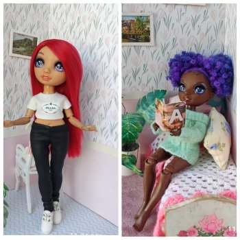 Парик для Эви и обновка для Крис