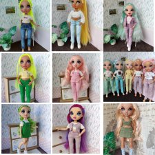 Разная одежда для Рейнбоу Хай