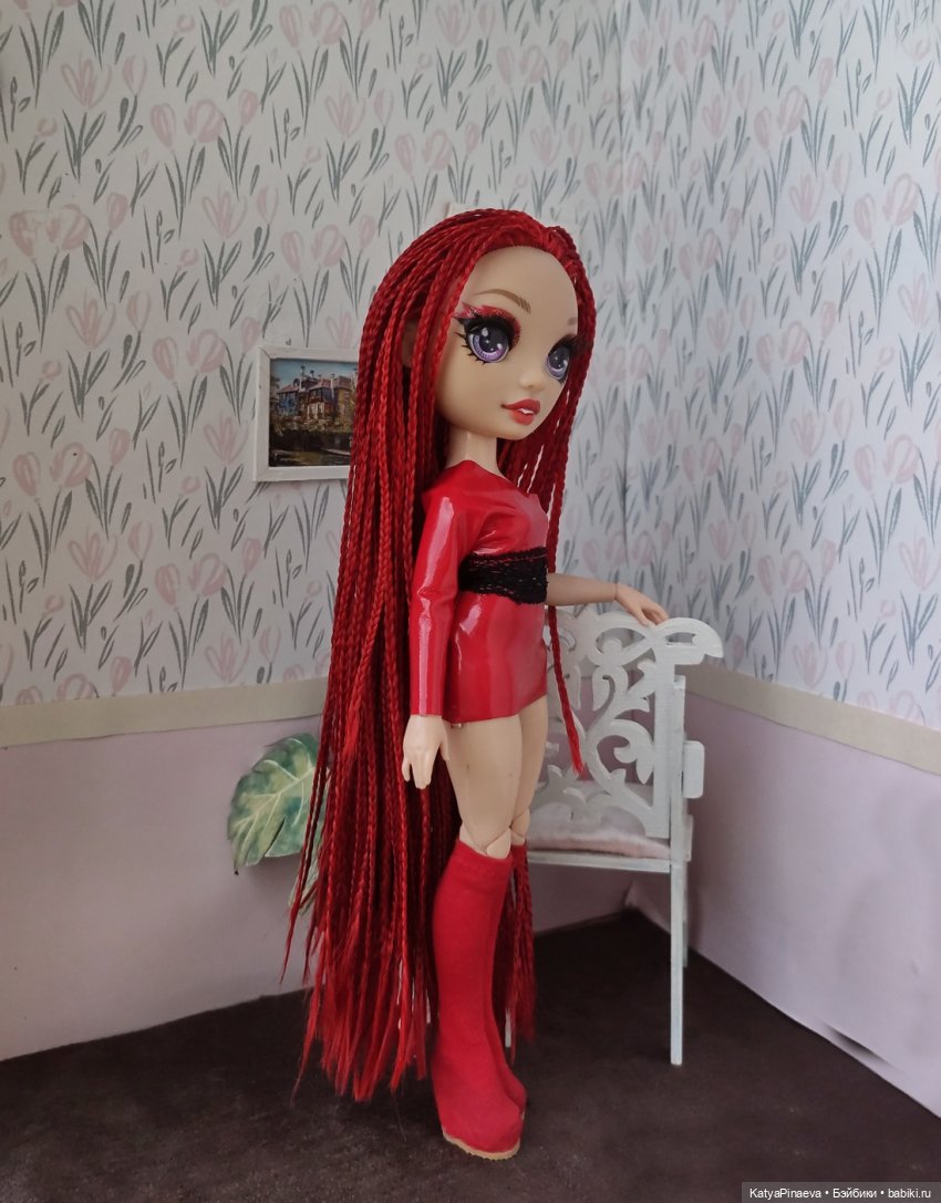 Руби и 137 косичек | Бэйбики Руби и 137 косичек — Куклы Rainbow High (Рейнбоу Хай (фото 6)