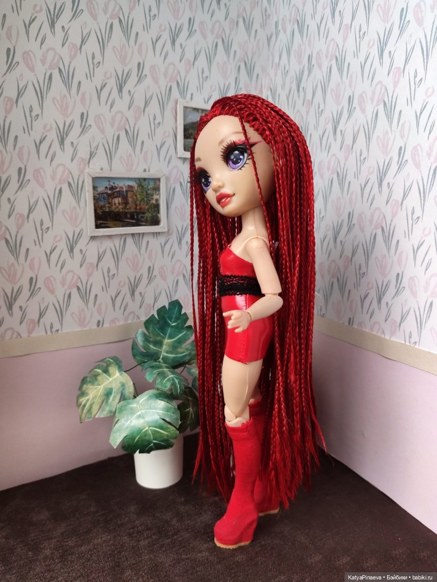 Руби и 137 косичек | Бэйбики Руби и 137 косичек — Куклы Rainbow High (Рейнбоу Хай (фото 5)