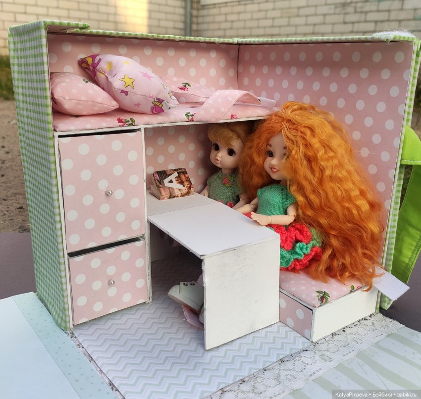 Дом переноска для кукол — Румбоксы и кукольные интерьеры: фото (фото 8)