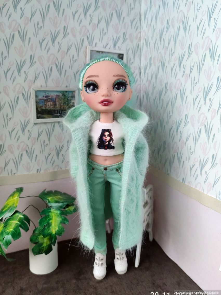 Пальто для Дафни — Куклы Rainbow High (Рейнбоу Хай (фото 4)