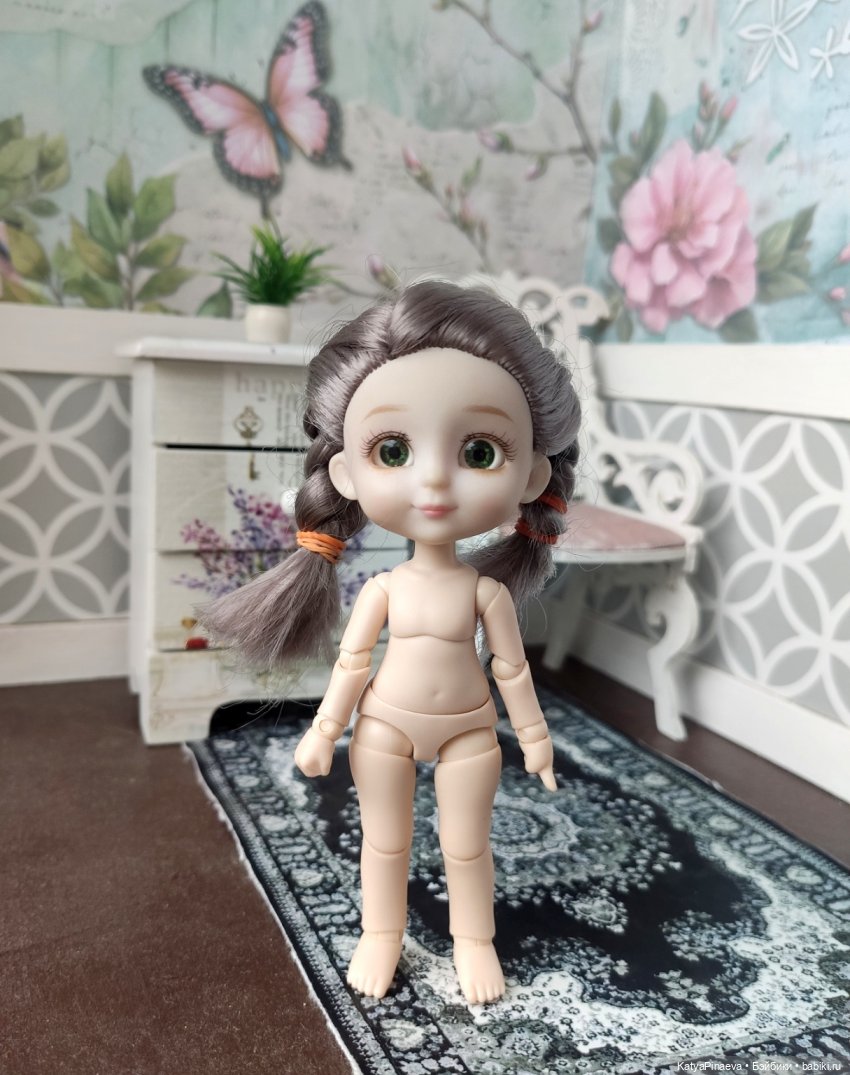 Новое тело Bi Ji Di Doll 12 см и подросшая Дина (фото 7)