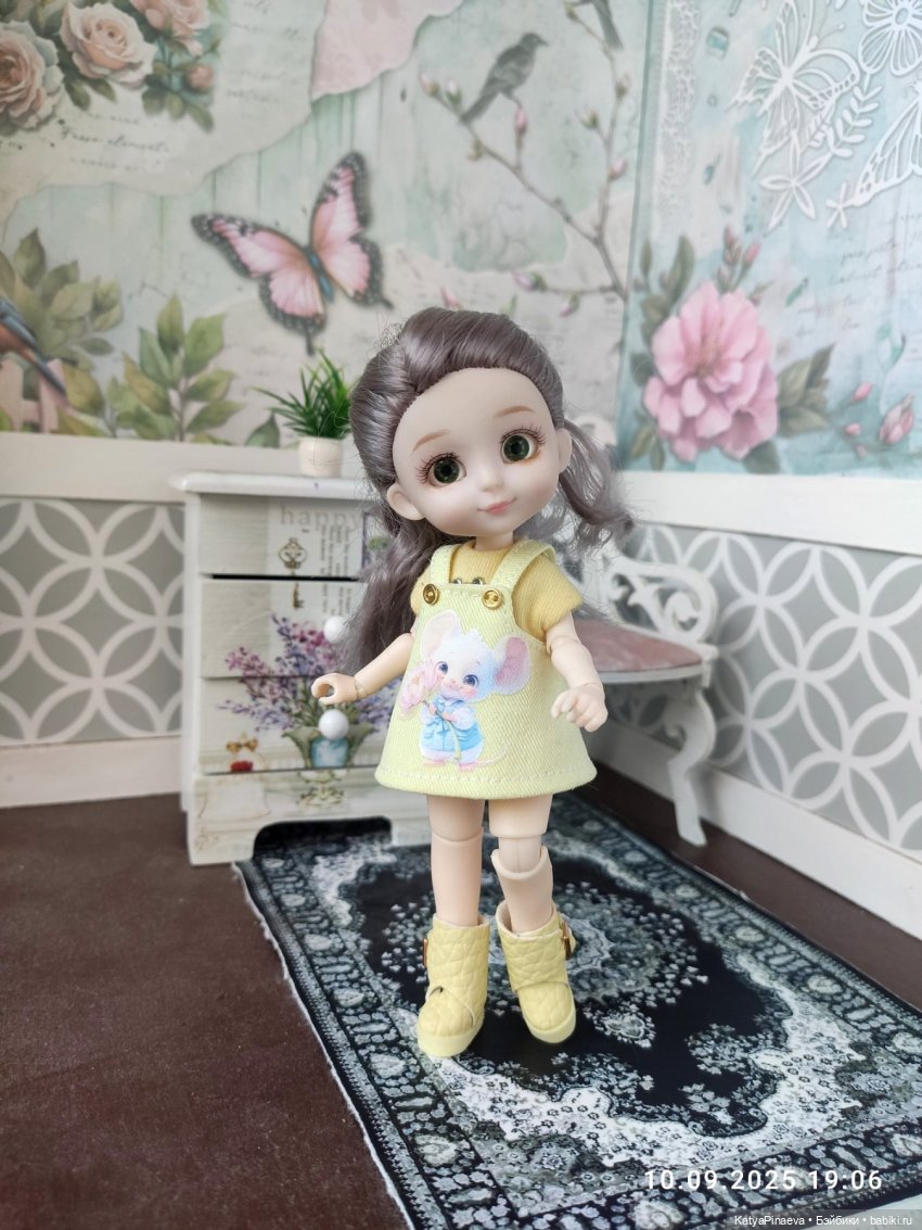 Новое тело Bi Ji Di Doll 12 см и подросшая Дина (фото 9)