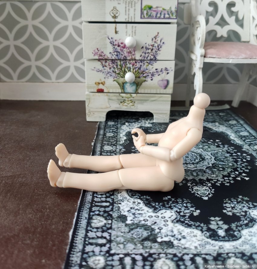 Новое тело Bi Ji Di Doll 12 см и подросшая Дина (фото 3)