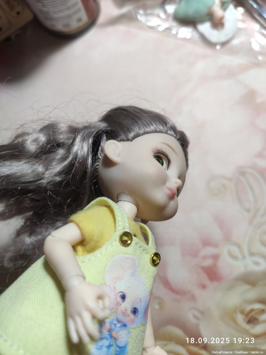 Новое тело Bi Ji Di Doll 12 см и подросшая Дина