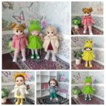 кардиганы для кукол 15-16 см