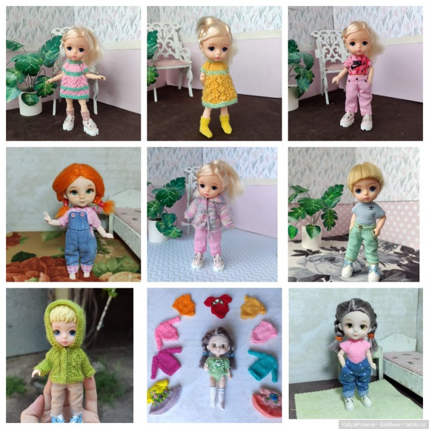 Пинаева Екатерина — Одежда и обувь для кукол разных фор