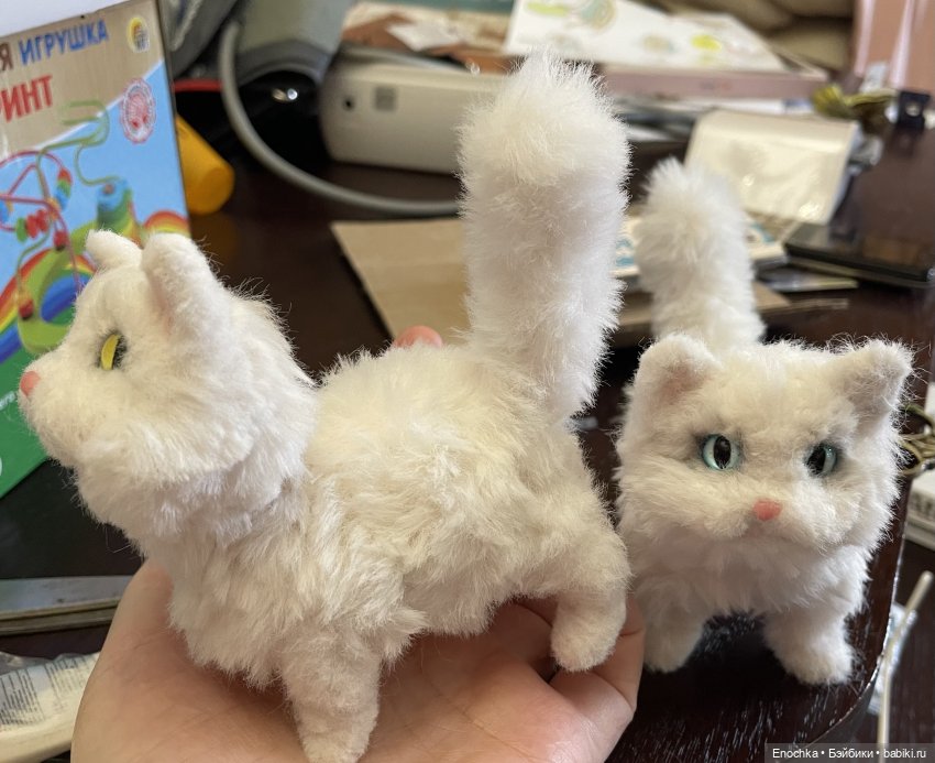 Котята из синельной проволоки, игрушки своими руками