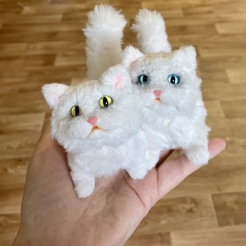 Котята из пушистой проволоки