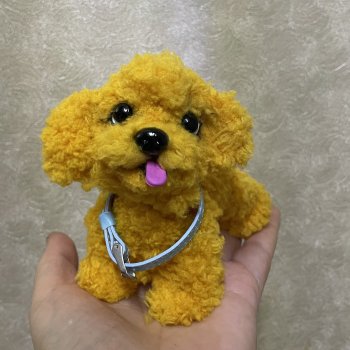 Собачка из пушистой проволоки