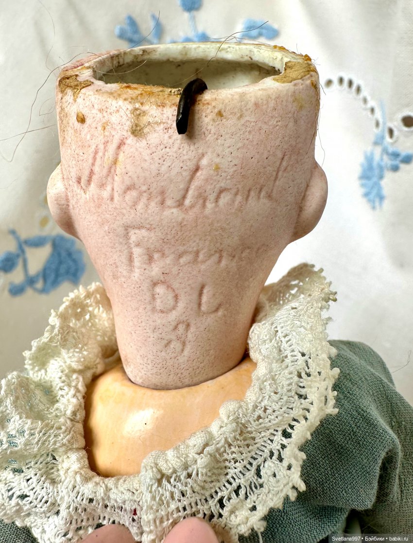 Спонтанная покупка "кошечки в мешке" - антикварной куколки Montreuil D.L. (Damerval & Laffranchy) (фото 2)