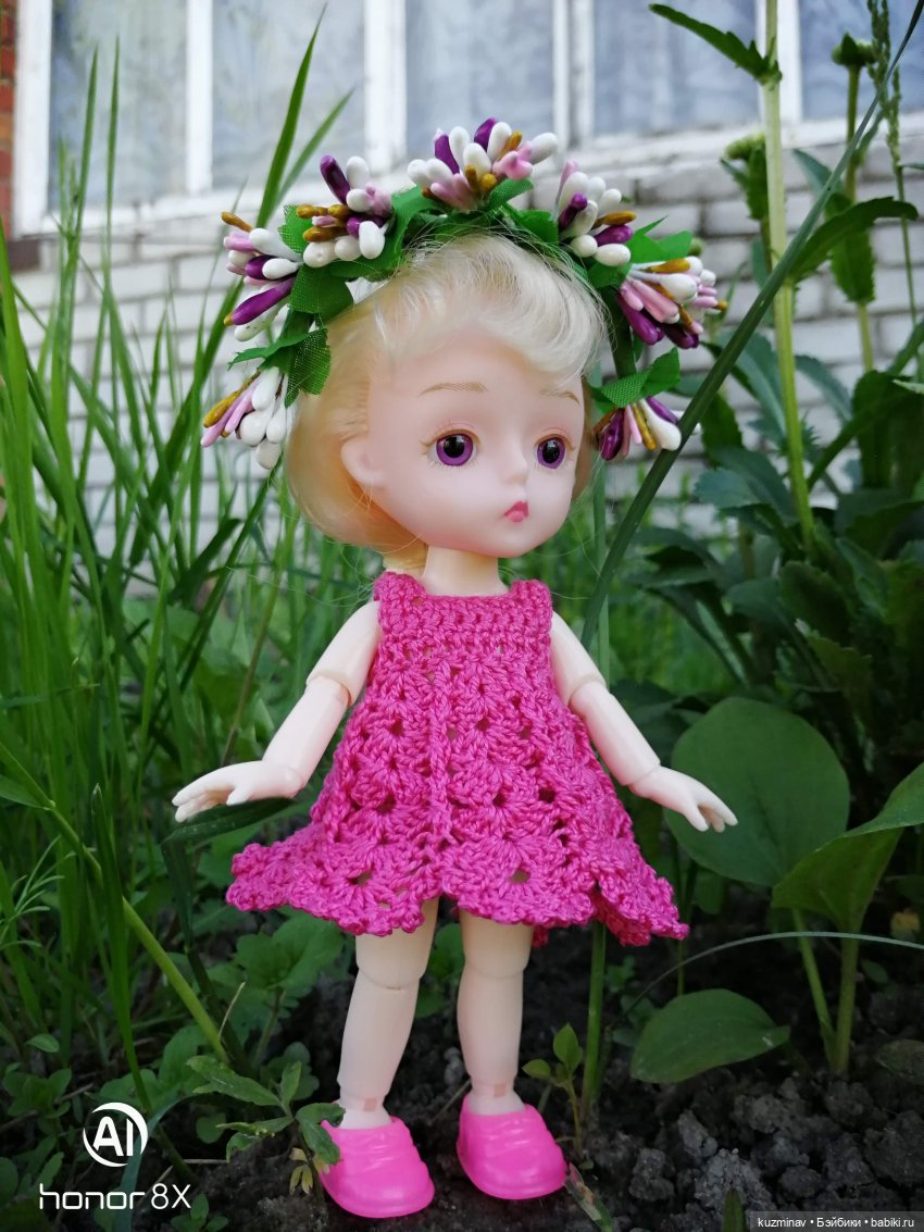 Девочка - Фуксия — Куклы Baboliy (Баболи (фото 4)