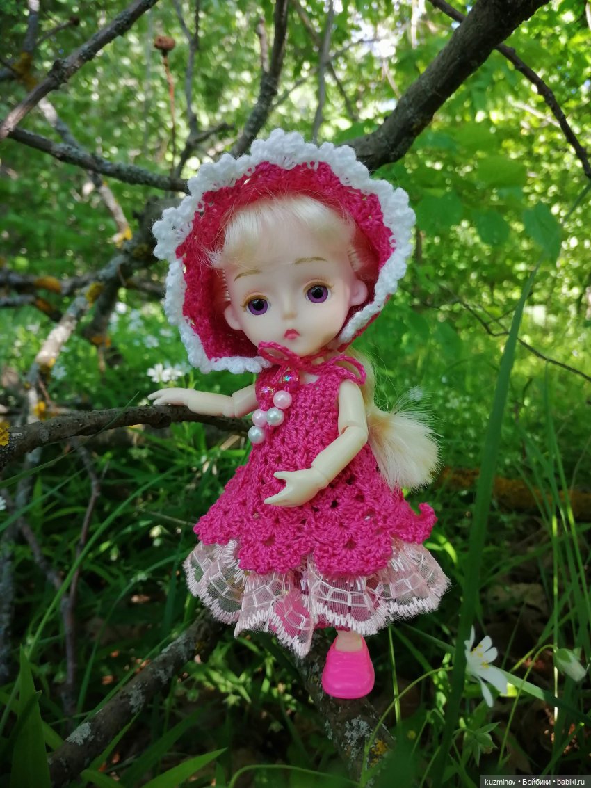 Девочка - Фуксия — Куклы Baboliy (Баболи