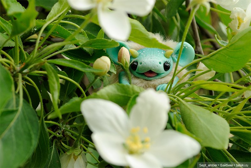 Весеннее цветение — Домашние фото авторских игрушек: Тедди (фото 2)