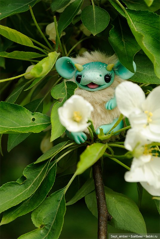 Весеннее цветение — Домашние фото авторских игрушек: Тедди