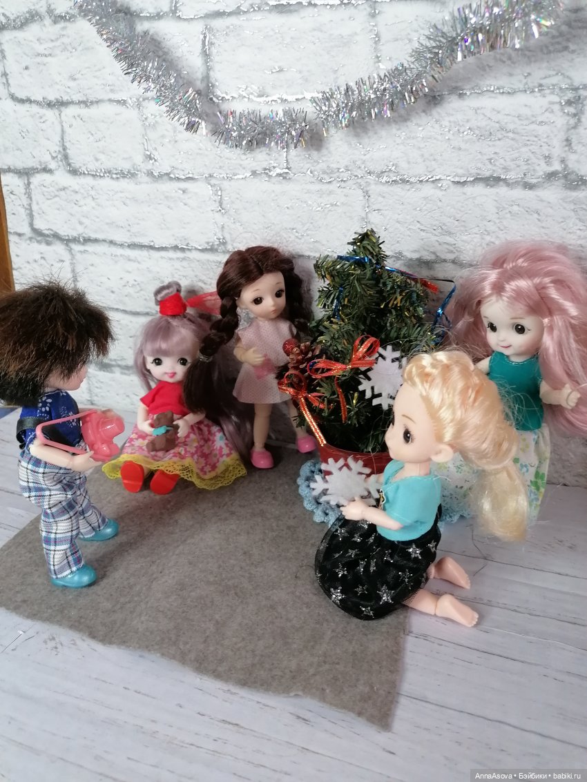 Новогодние фото моих куколок (фото 8)