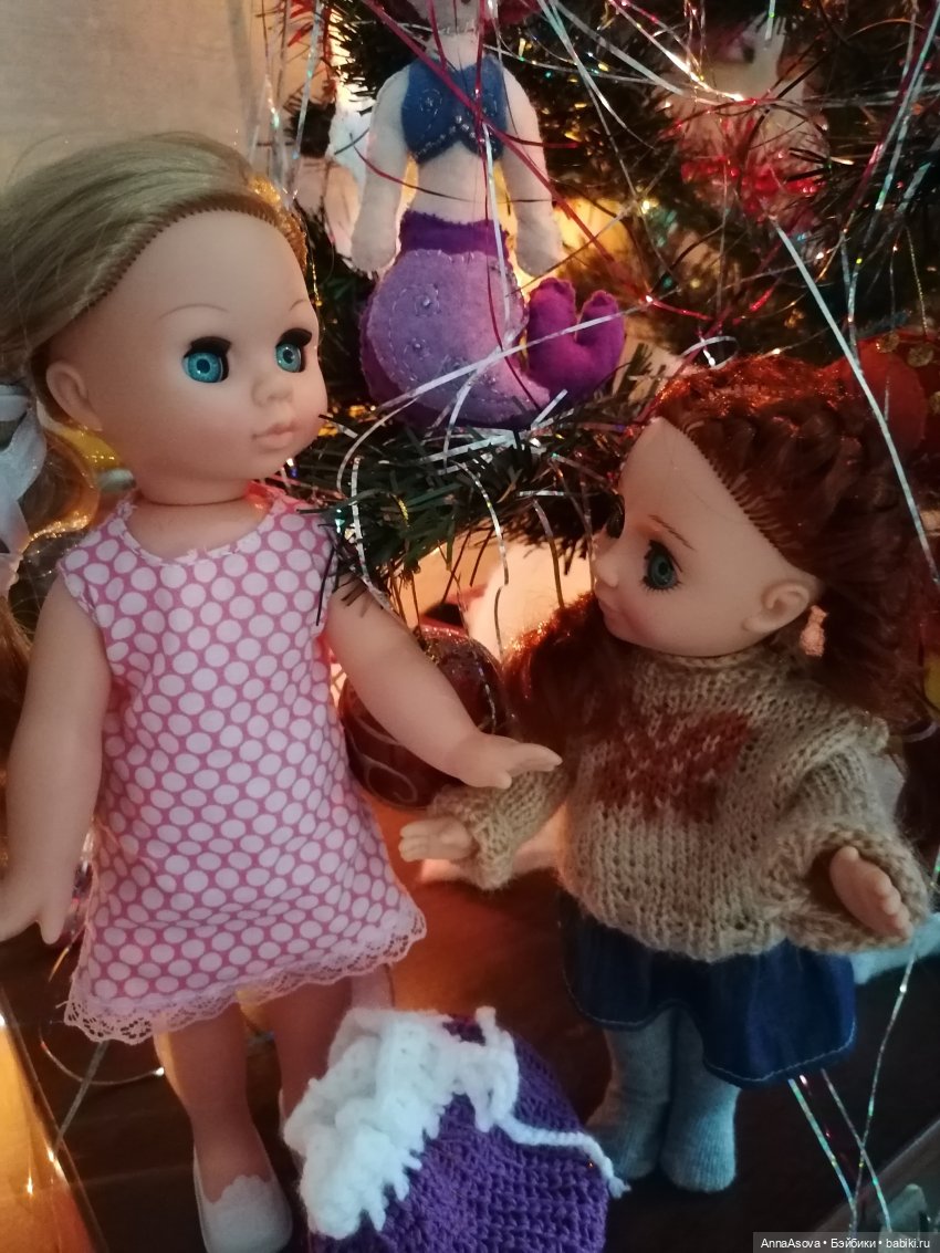 Новогодние фото моих куколок