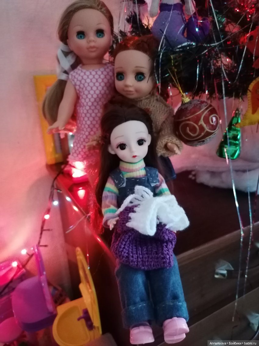 Новогодние фото моих куколок