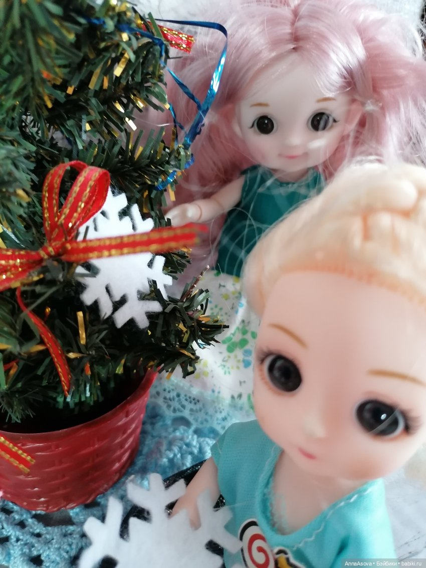 Новогодние фото моих куколок (фото 10)
