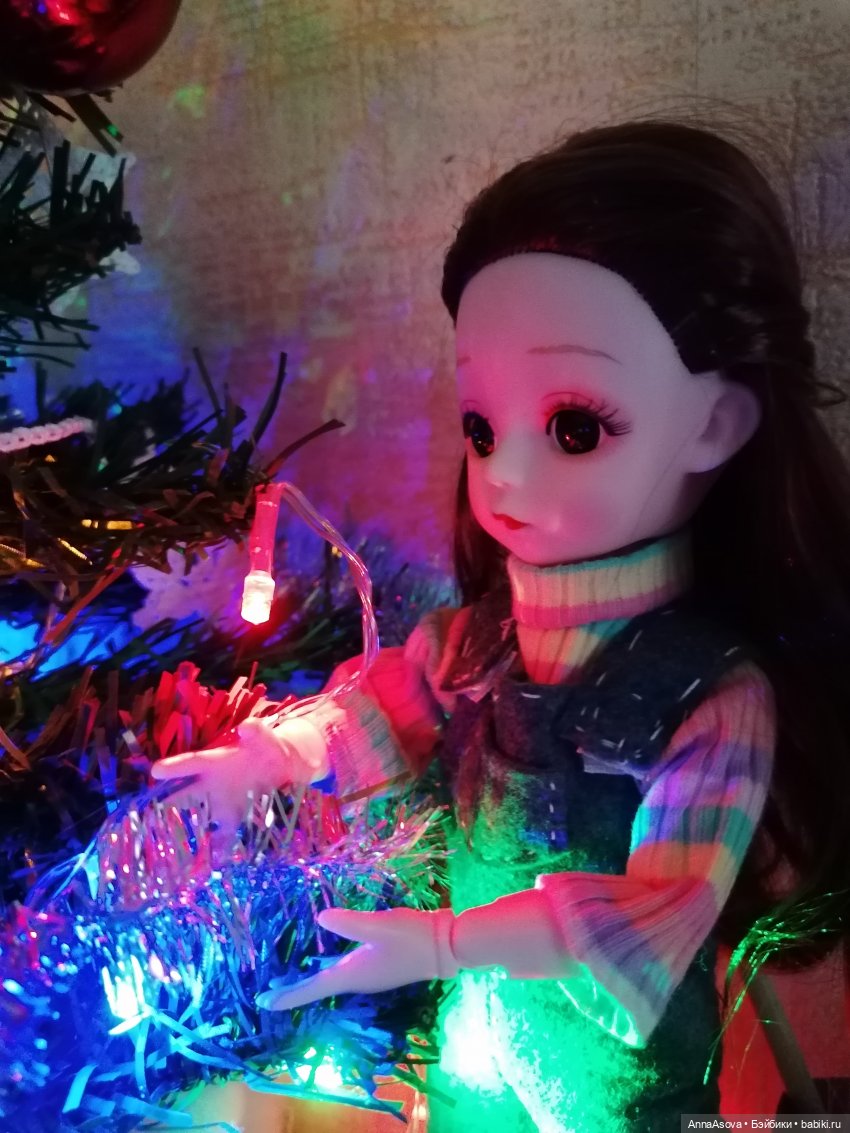 Новогодние фото моих куколок