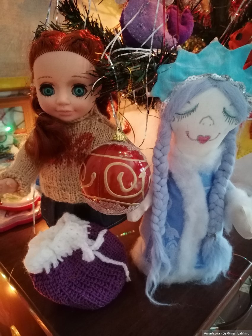 Новогодние фото моих куколок