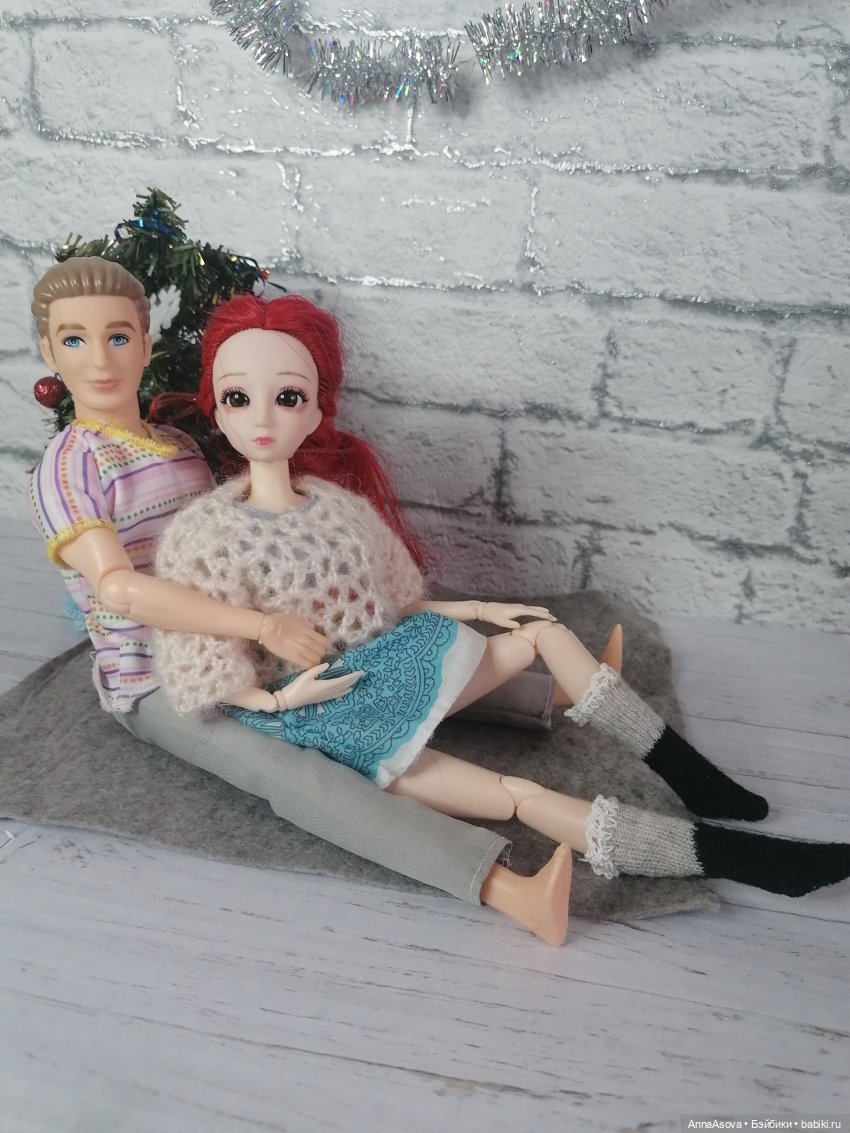 Новогодние фото моих куколок (фото 4)
