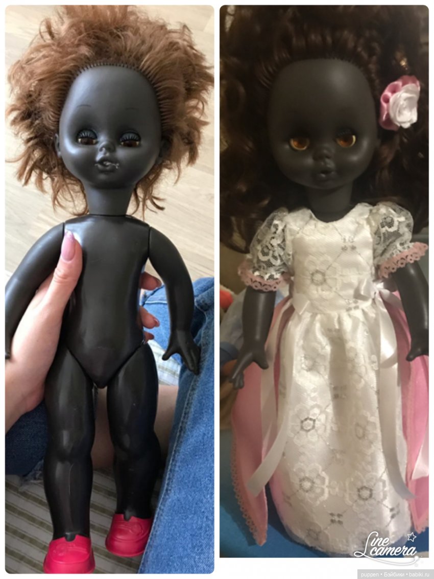 Было и стало — Реставрация и преображение кукол: ремонт (фото 7)