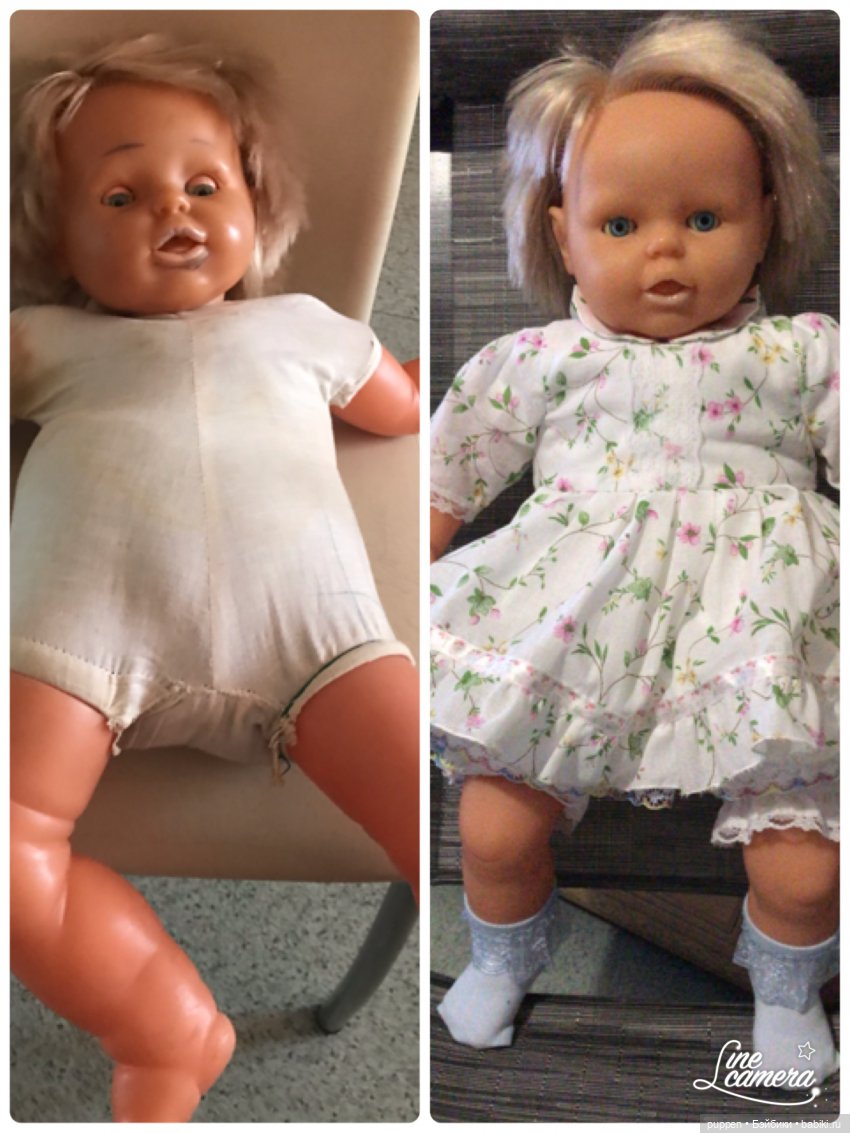 Было и стало — Реставрация и преображение кукол: ремонт (фото 5)