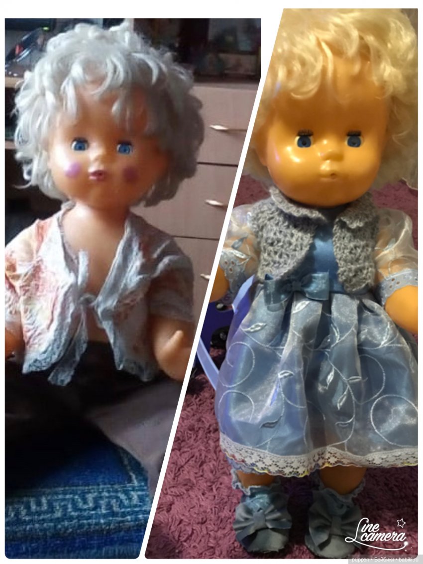 Было и стало — Реставрация и преображение кукол: ремонт (фото 3)