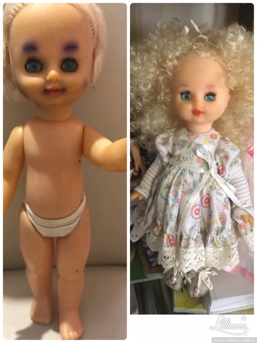 Было и стало — Реставрация и преображение кукол: ремонт (фото 6)
