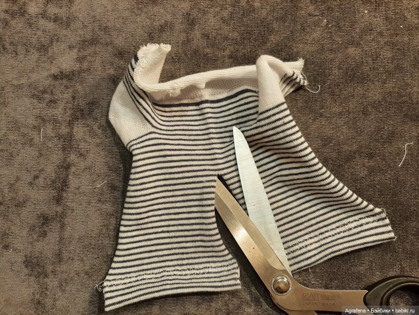 Шьём гольфы из укороченных носков (фото 9)