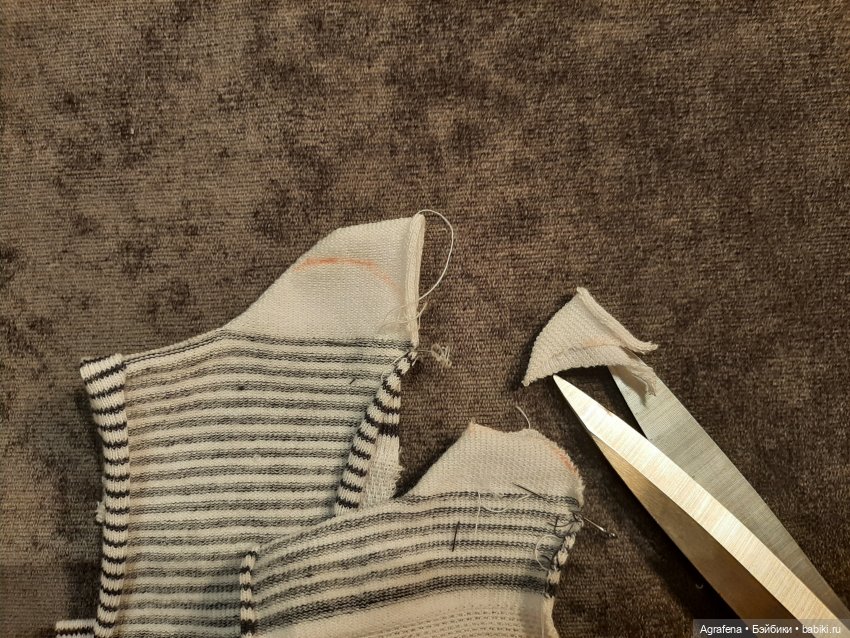 Шьём гольфы из укороченных носков