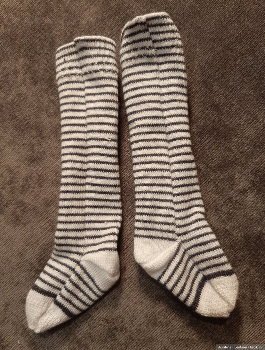 Шьём гольфы из укороченных носков