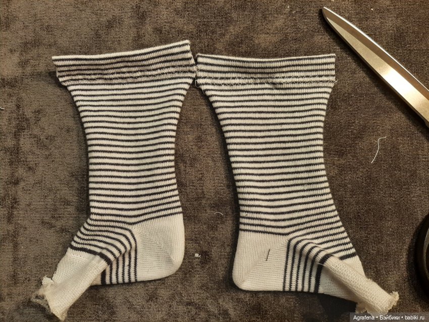 Шьём гольфы из укороченных носков (фото 10)