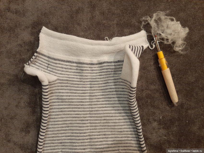 Шьём гольфы из укороченных носков (фото 8)