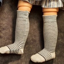 Шьём гольфы из укороченных носков.