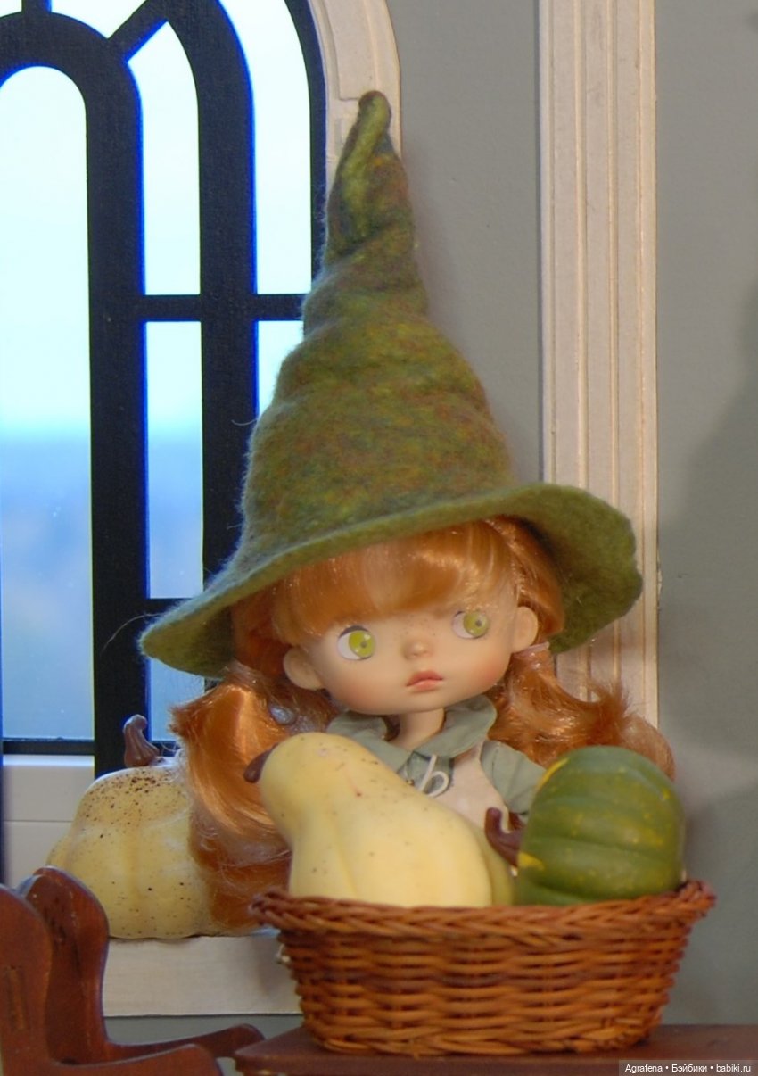 Валяные шляпы для моих кукол (фото 9)