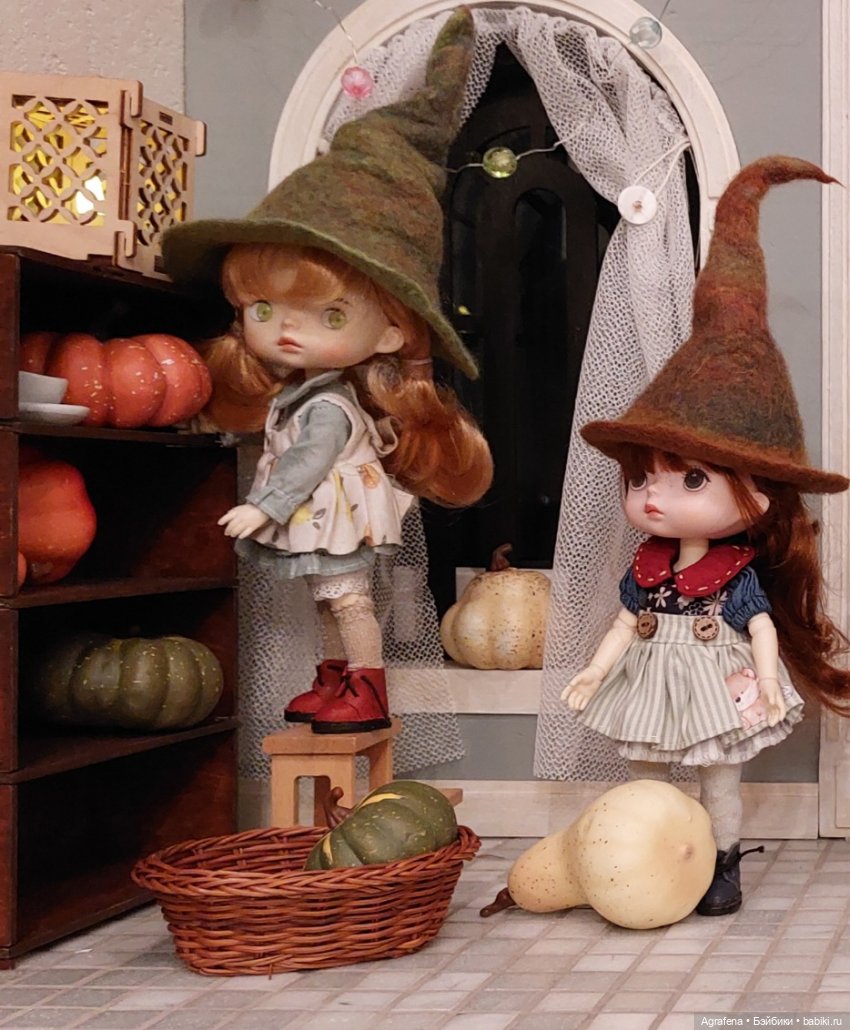 Валяные шляпы для моих кукол (фото 7)