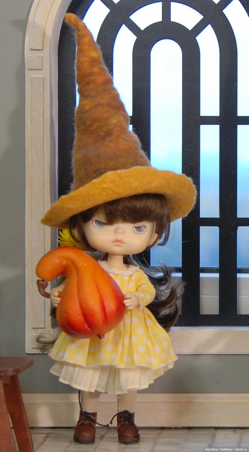 Валяные шляпы для моих кукол (фото 10)