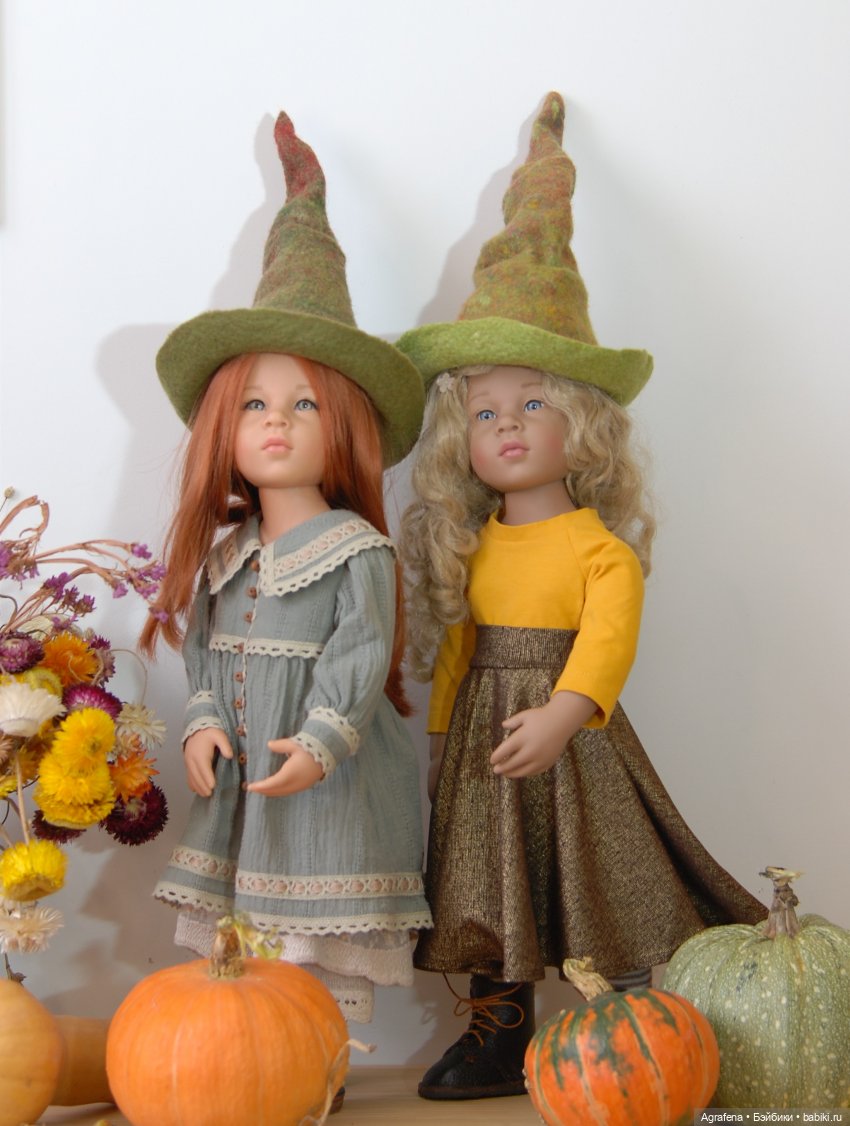 Валяные шляпы для моих кукол