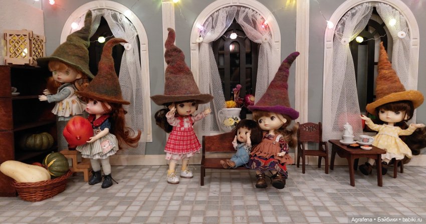 Валяные шляпы для моих кукол (фото 4)