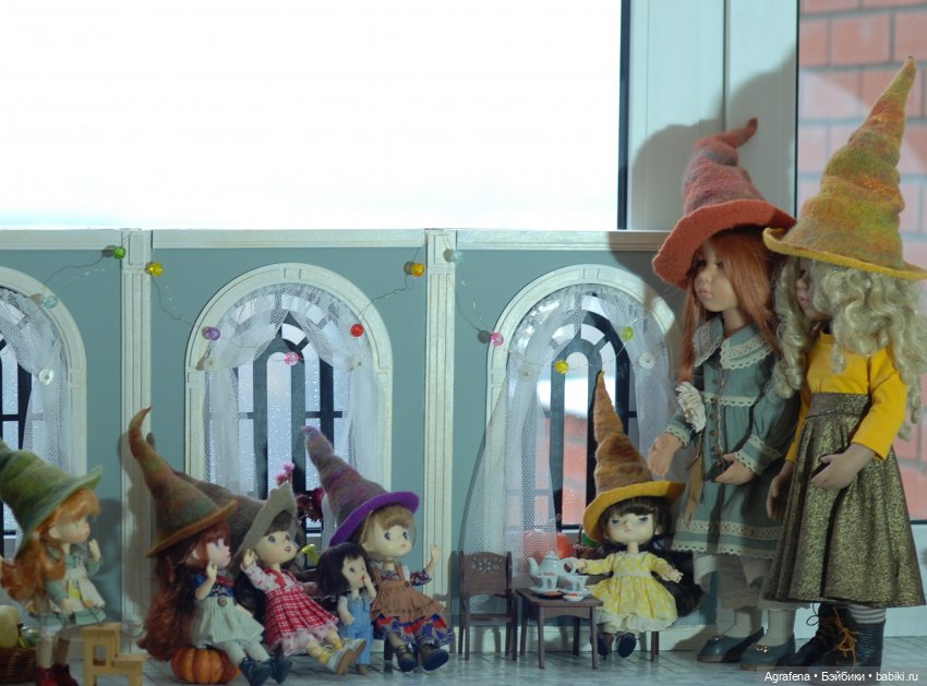 Валяные шляпы для моих кукол