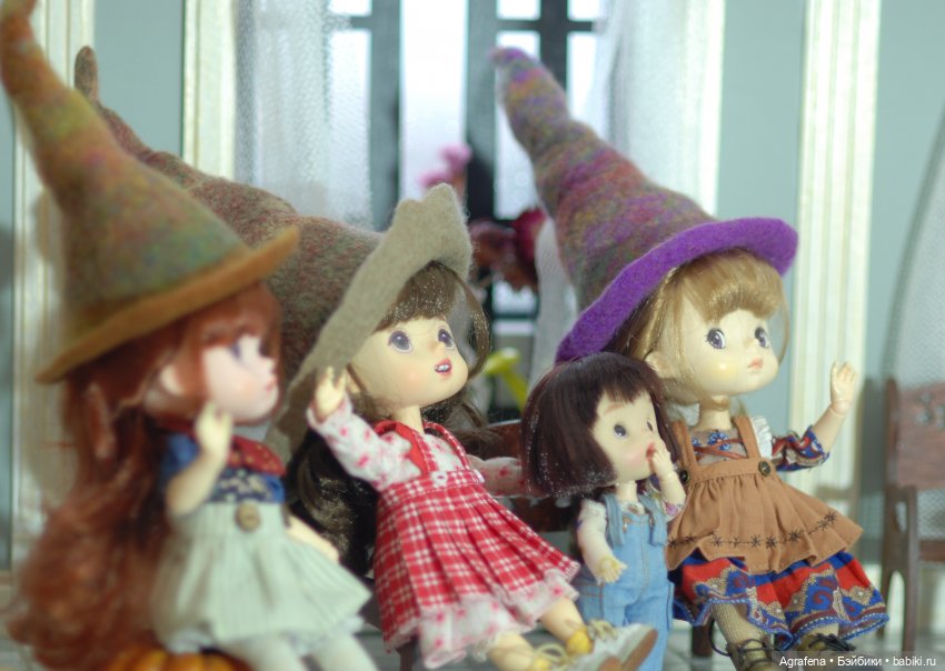 Валяные шляпы для моих кукол