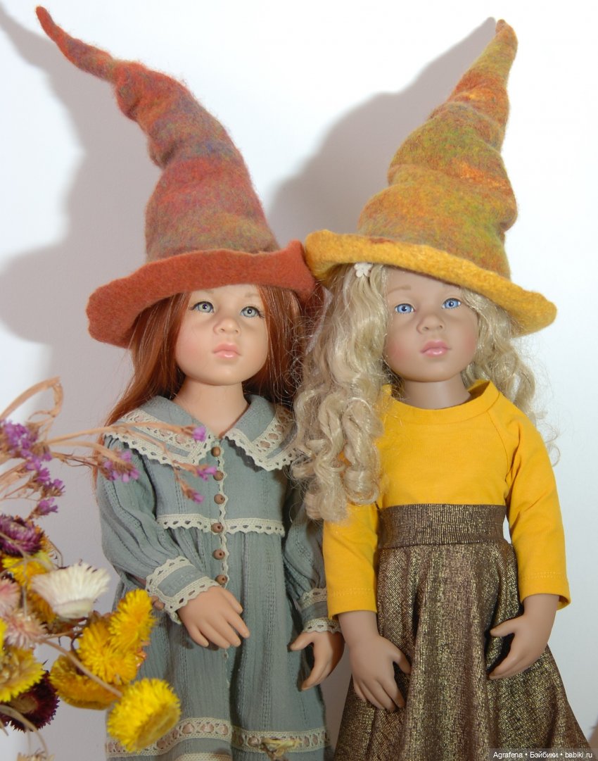 Валяные шляпы для моих кукол