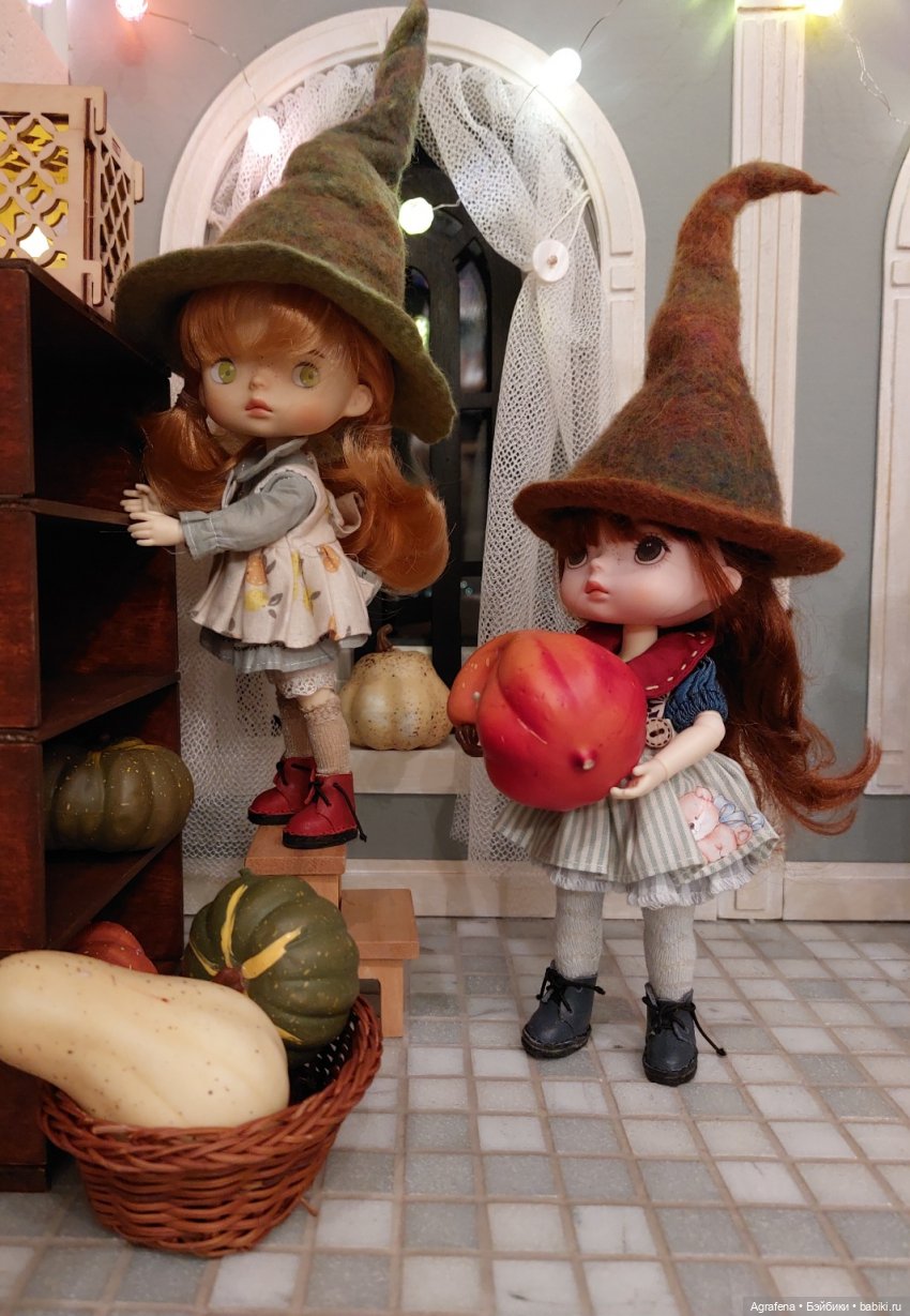 Валяные шляпы для моих кукол (фото 6)